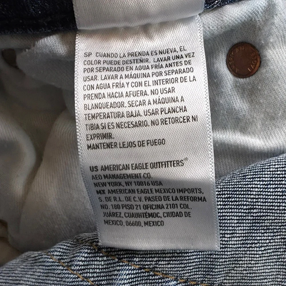 American Eagle Airflex+ Straight Jeans Mens 30x34‎ Blue Excellent